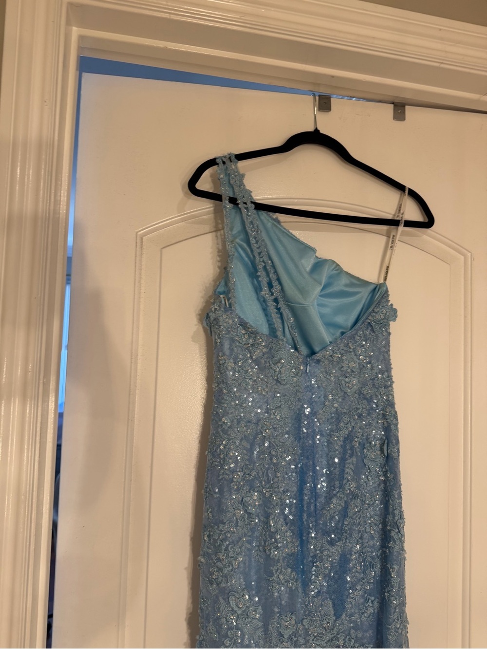 Beaded and Sequin Prom Dress - Picture 3 of 11